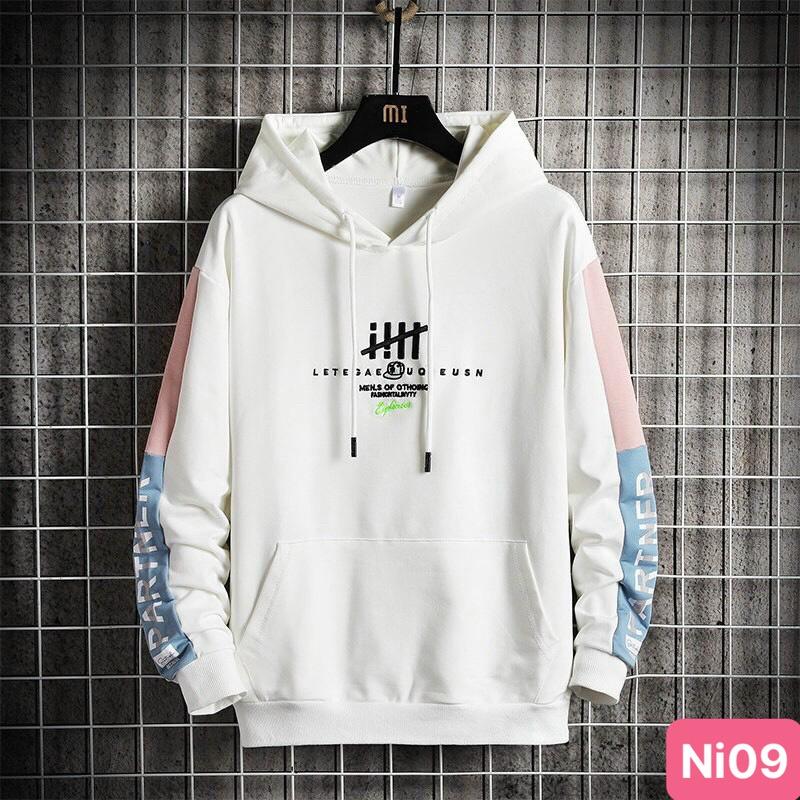 Áo hoodie nam nữ có mũ chất thun da cá mặc mát quanh năm