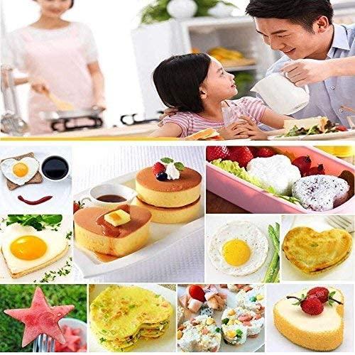 Khuôn Chiên Trứng Hình Tròn Bằng Thép Không Gỉ Tiện Lợi