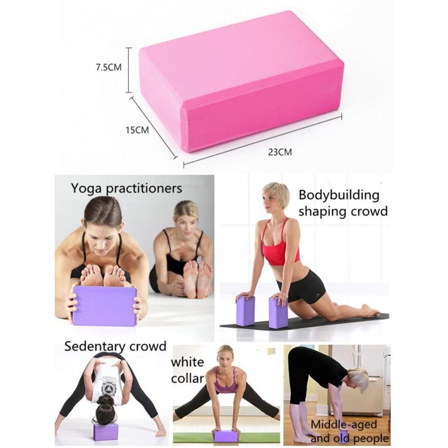 Gạch tập Yoga - 1 chiếc gối tập Yoga chất liệu EVA cao cấp - POKI