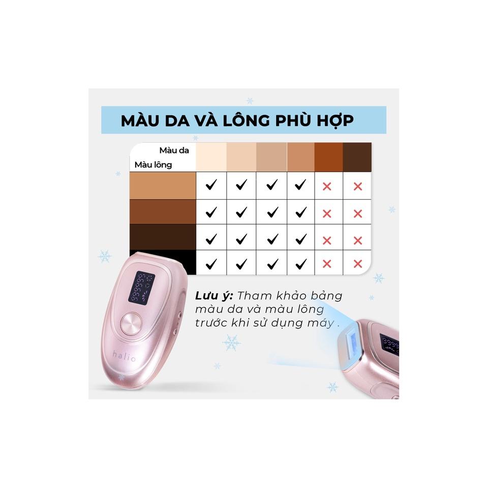 Máy Triệt Lông Lạnh Cá Nhân Halio IPL Cooling Hair Removal Device