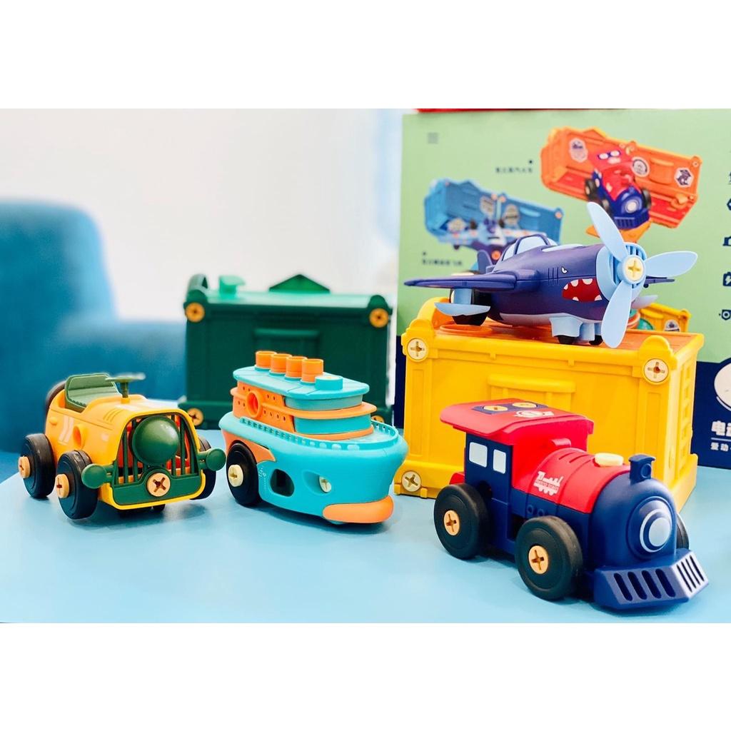 Ô Tô Đồ Chơi Lắp Ráp ToyBox, Máy Bay Lắp Ráp, Đồ Chơi Thông Minh Phát Triển Trí Tuệ Cho Bé