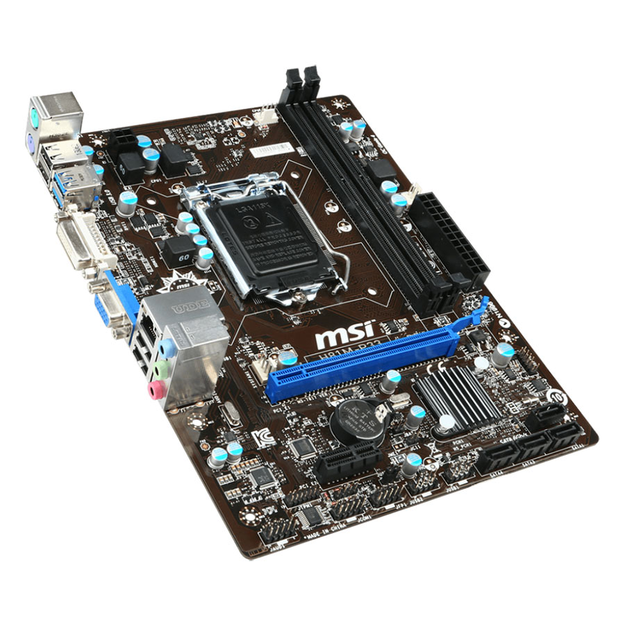 Bo Mạch Chủ Mainboard MSI H81M-P33 Socket 1150 - Hàng Chính Hãng