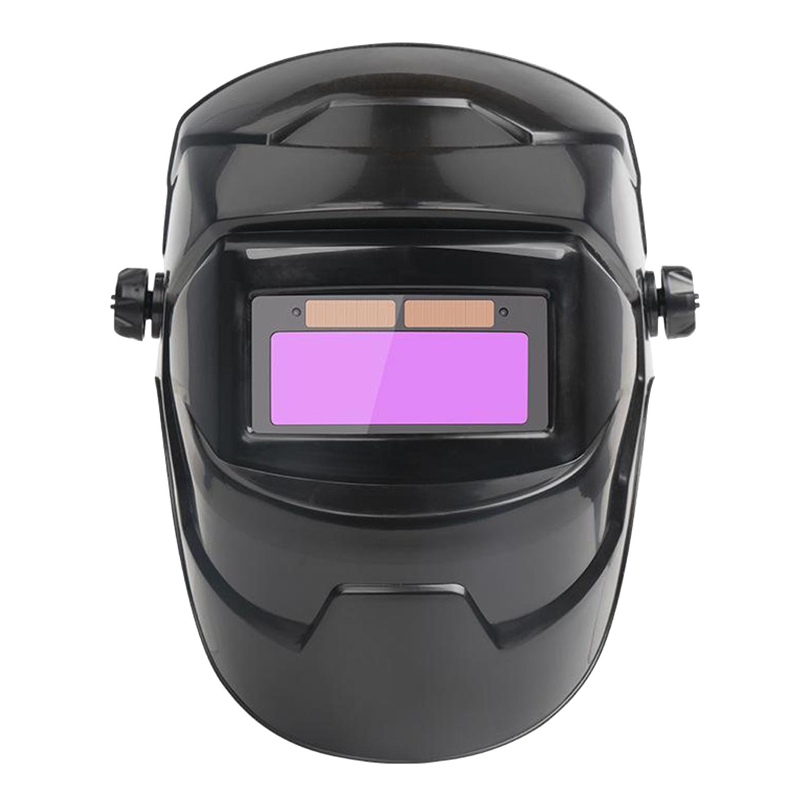 2x Solar Powered, Automatically Darkening Welding Helmet, Adjustable for TIG MIG / MMA