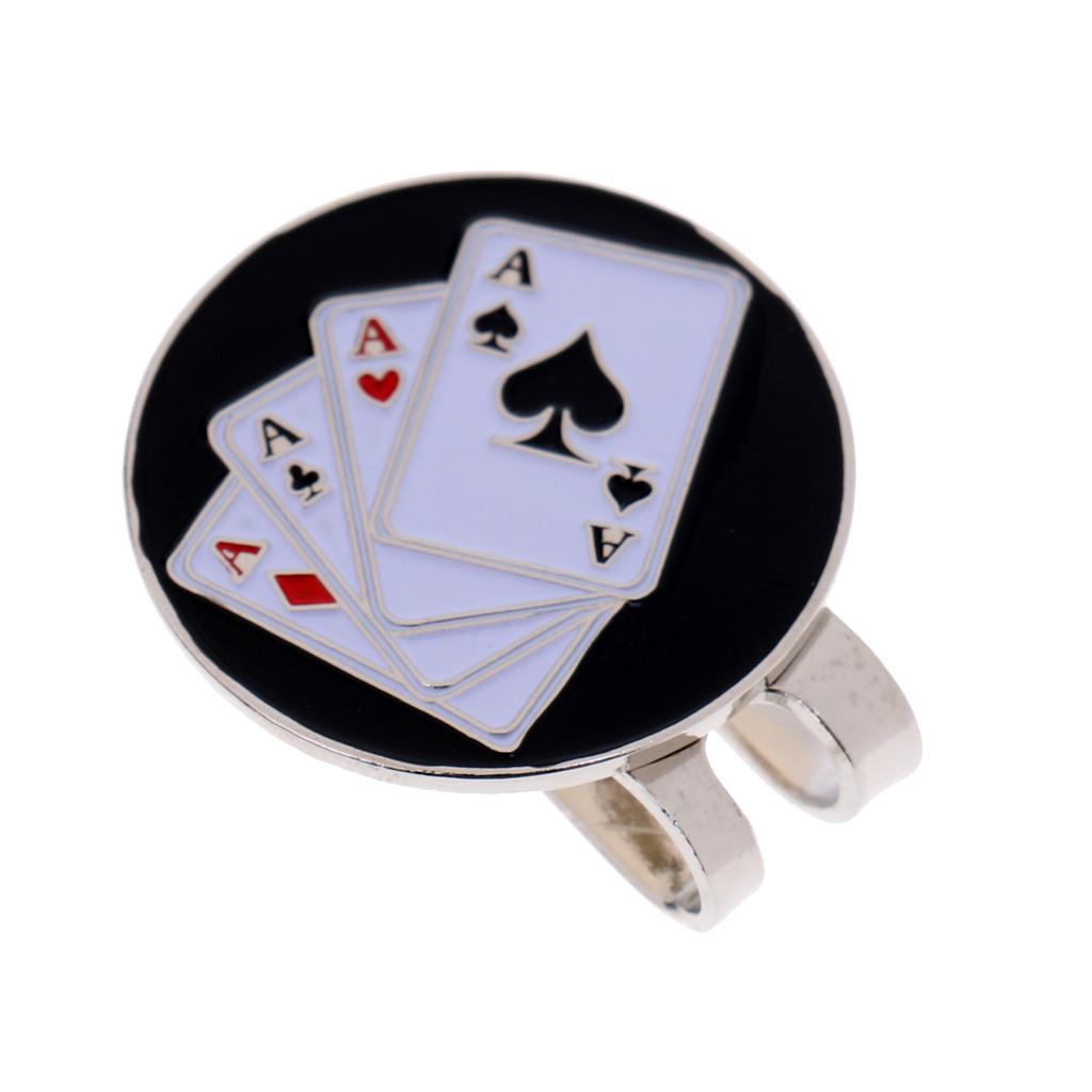 2 Pieces Golf Ball Marker Bird Hat Clip Golf Gift
