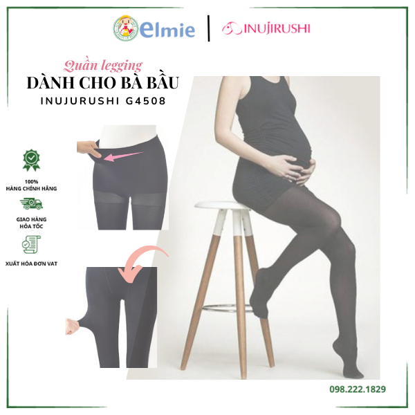 Quần legging dành cho bà bầu PS6513 Inujirushi Nhật Bản