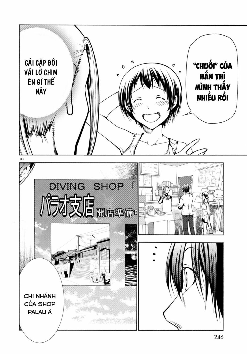 cô gái thích lặn - grand blue chapter 38 32