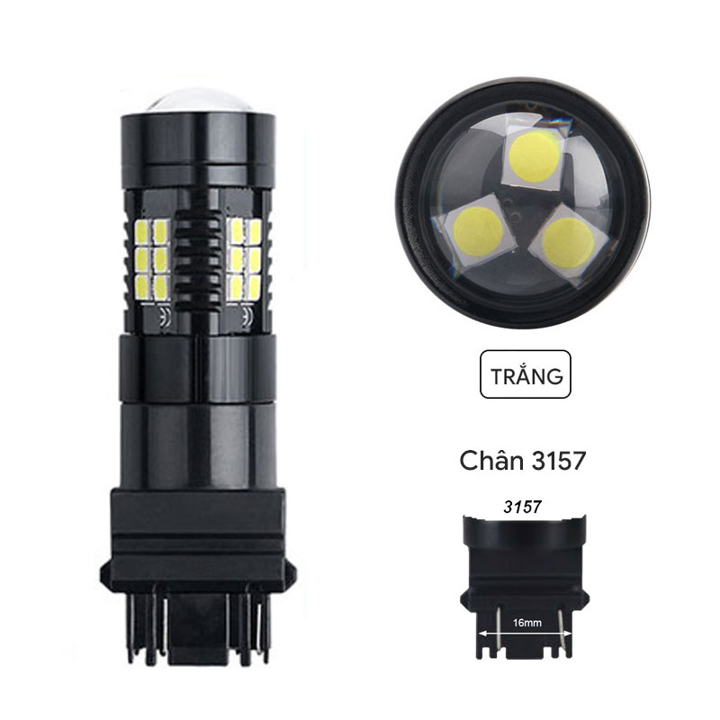 Đèn LED chân 1156 1157 T20 7743 3157 chip 3030 T203030-21