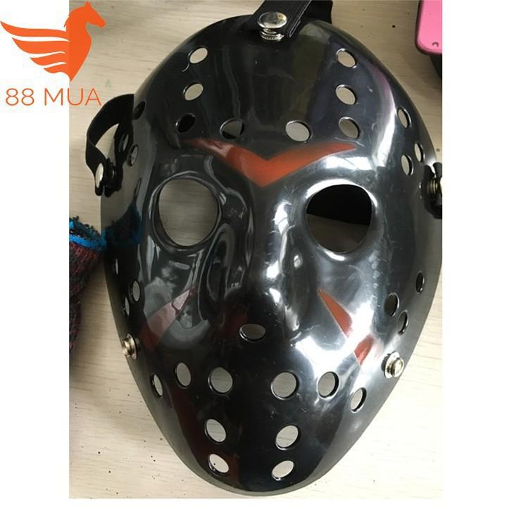 Mặt nạ Jason hóa trang Halloween leegoal Màu Đen Lỗ tròn-e99  WM_(91)