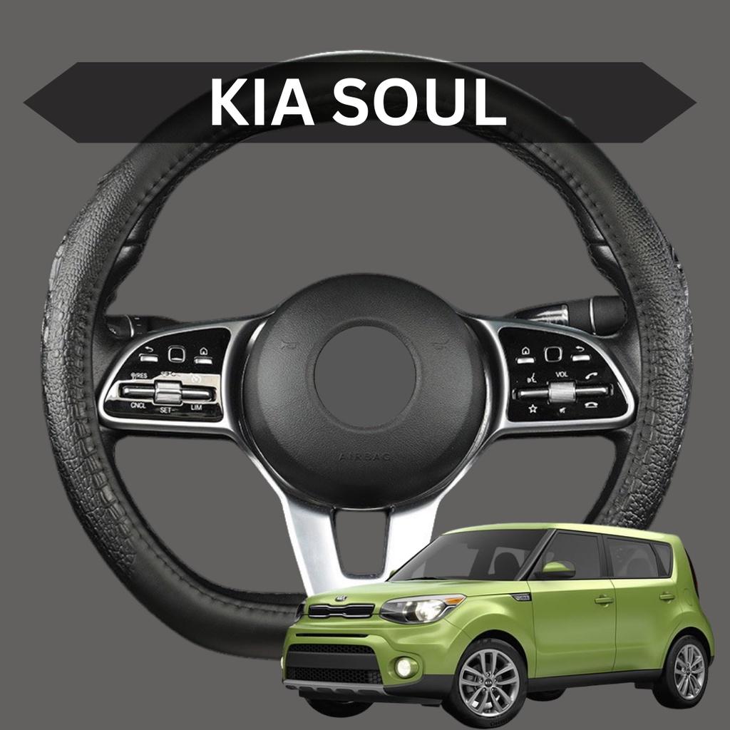 Bọc Vô Lăng ô tô KIA SOUL | Da Thật Khâu Tay Cao Cấp - Mã BLAGO