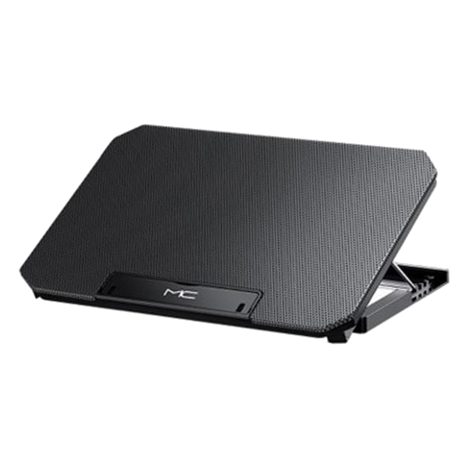 Slim Portable USB Powered 15.6"-17" Notebook Laptop Cooler Cooling Pad Stand 2 Fans 2 USB Ports Black