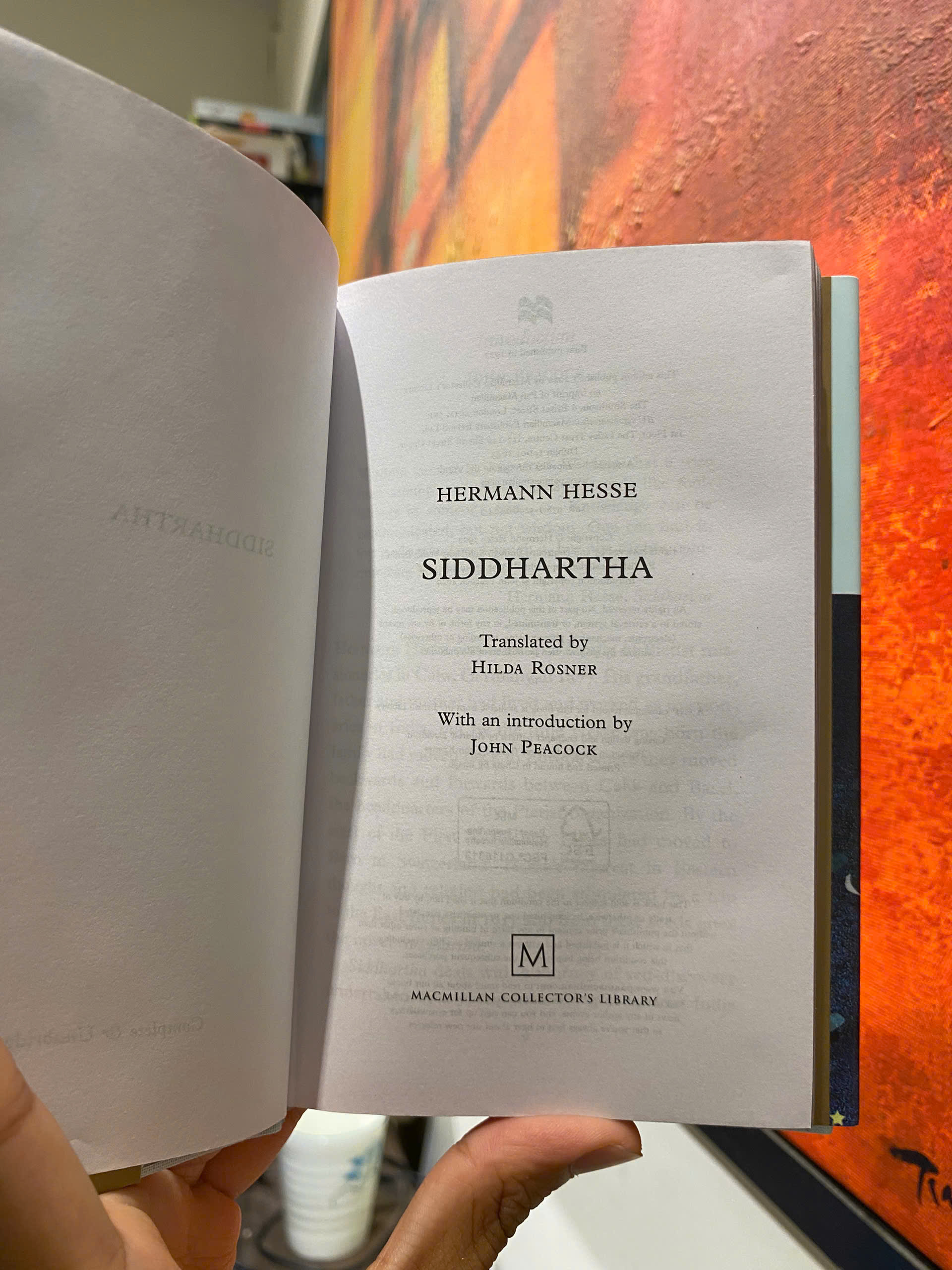 Sách kinh điển - Siddhartha by Hermann Hesse, bìa cứng, khổ pocket dát vàng, nhập khẩu UK