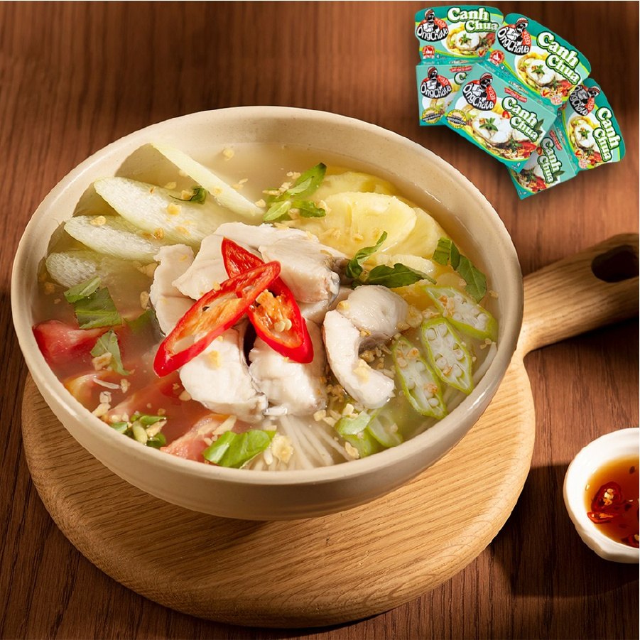 Thùng Viên Gia Vị Canh Chua 75g Ông Chà Và 144 Hộp
