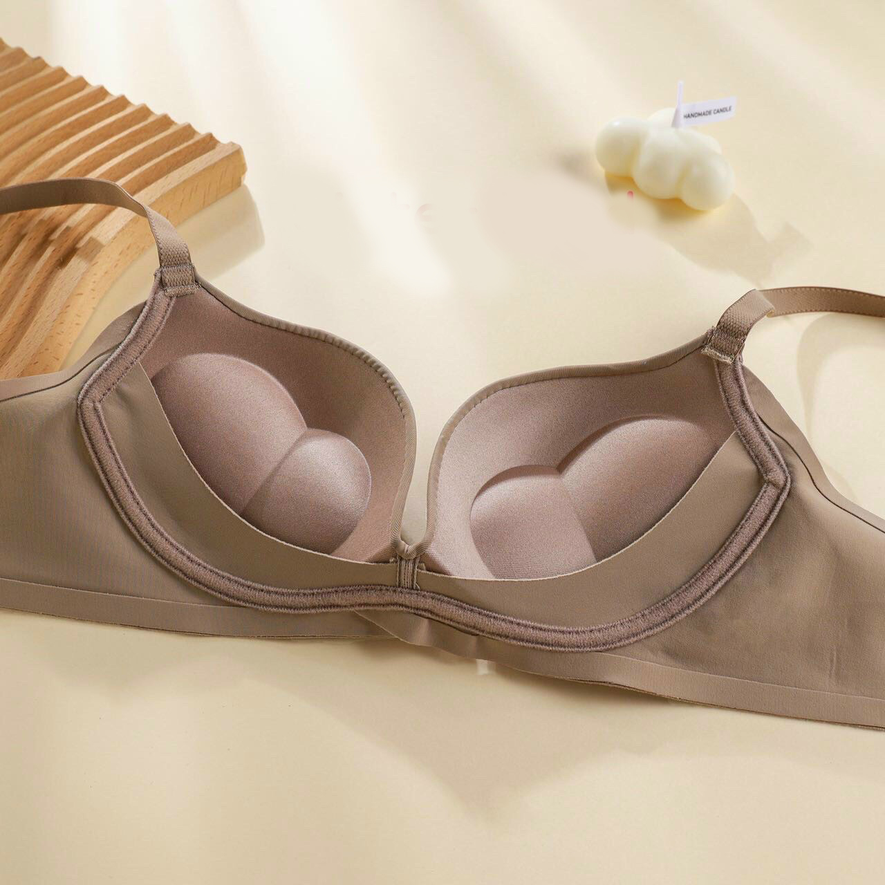 Áo ngực su đúc nâng ngực tạo khe vòng 1 tự nhiên,Áo lót nữ không gọng đệm 2,5CM không đường viền hàng chuân loại 1