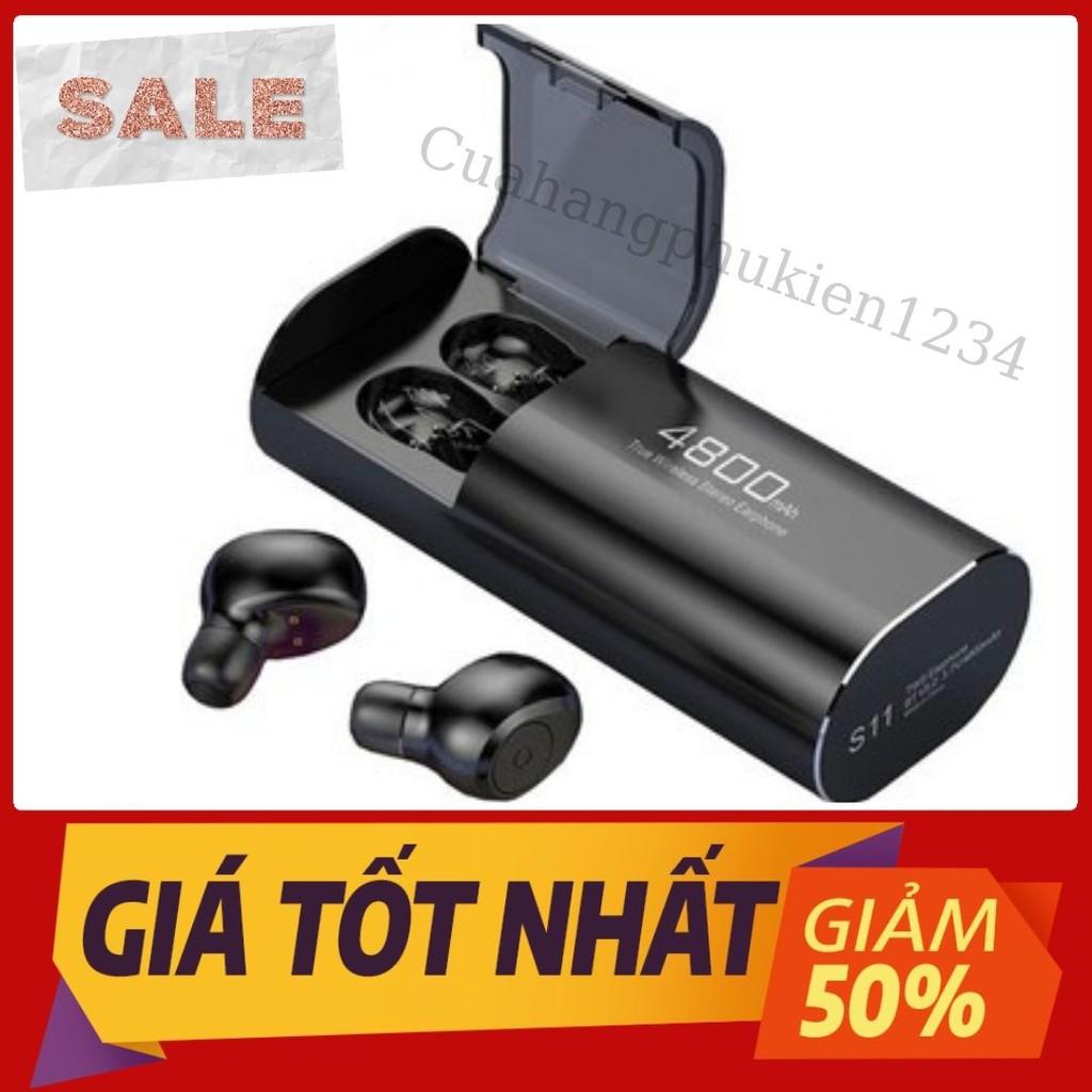 Tai Nghe Bluetooth không dây S11 5.0 chuyên Gaming Tích Hợp Sạc Dự Phòng dành cho ios và android