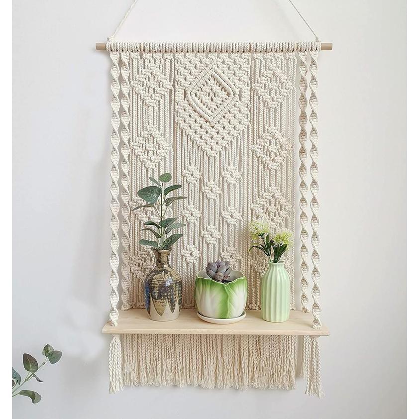 Kệ Treo tường Macrame