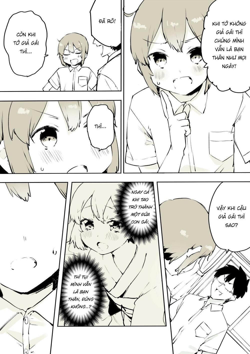 mình không thể ngừng crossdress được... chapter 19 3