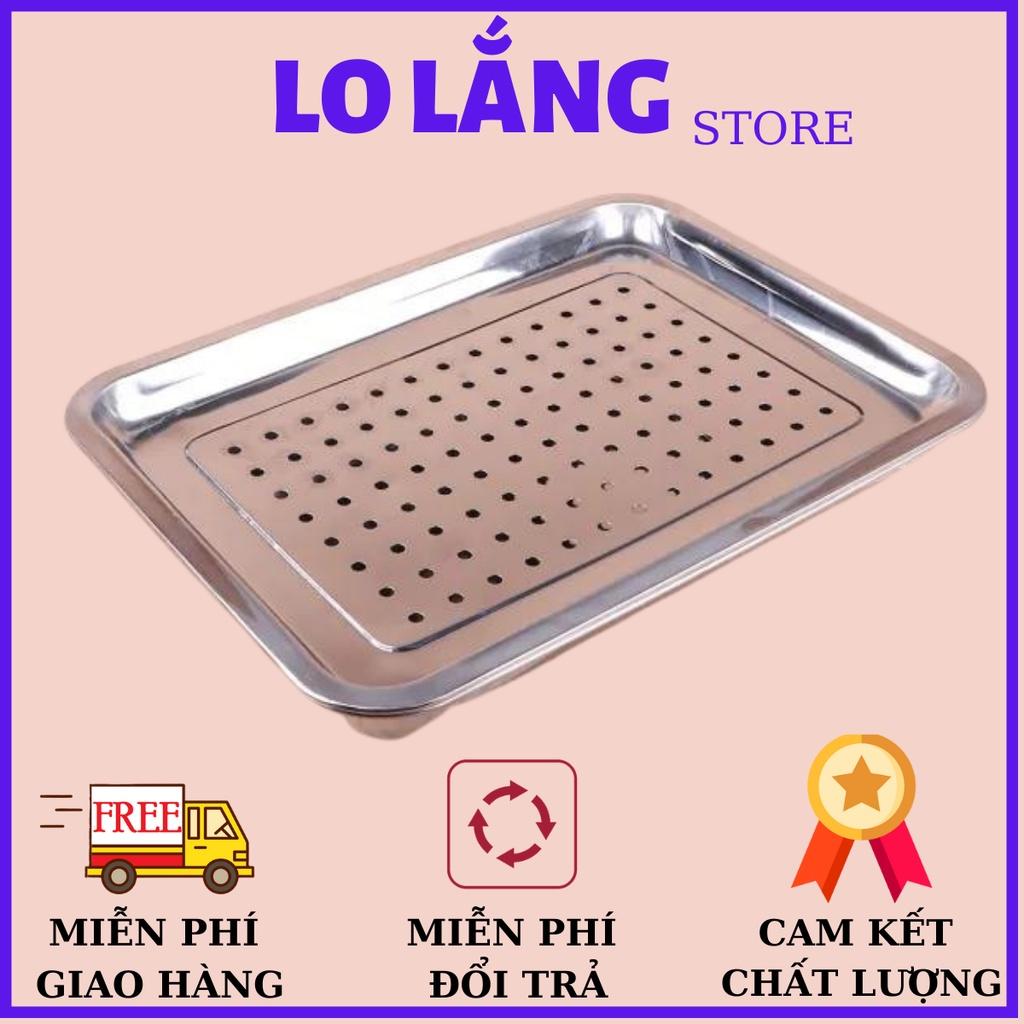 Mâm úp ly bình trà nước inox size lớn 36x27 cao cấp làm bằng inox không gỉ sáng bóng an toàn cho sức khỏe