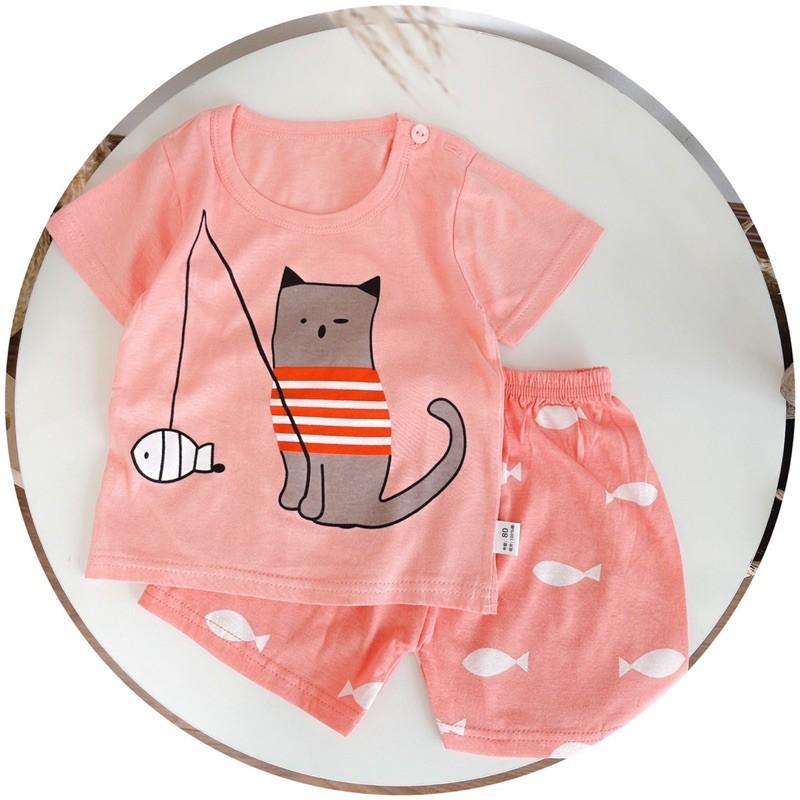 BỘ COTTON BÉ GÁI VÀ BÉ TRAI