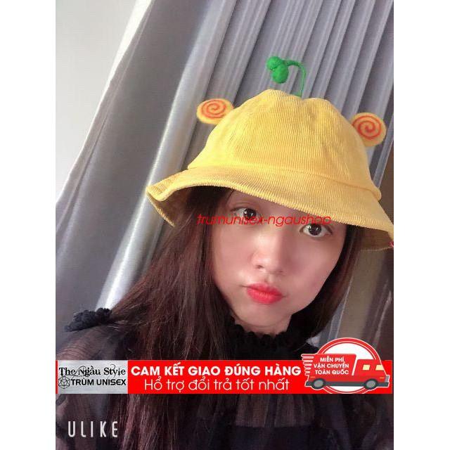 MŨ BUCKET MẦM CÂY SIÊU ĐÁNG YÊU Kt999X aothununisex