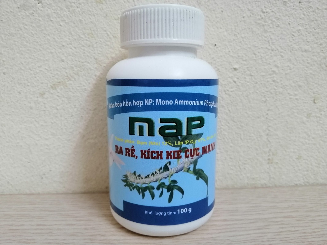 ComBo 5 Lọ Phân Bón Hỗn Hợp NP MAP, Ra Rễ, Kích Kie Cực Mạnh, Chuyên Dùng Cho Hoa Lan, Lọ 100G