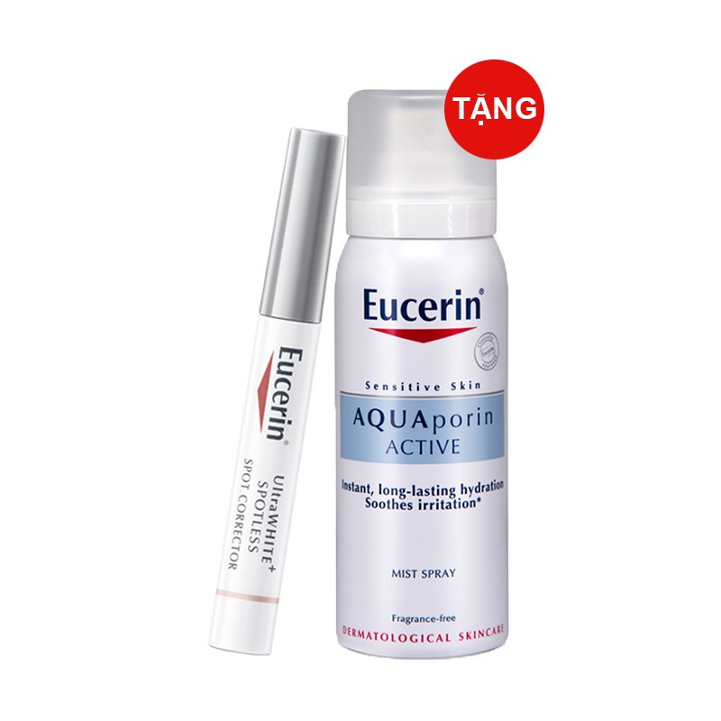 Tinh Chất Giảm Thâm Nám Eucerin Ultra White + Spotless Spot Corrector 5ml Tặng Xịt Khoáng 50ml