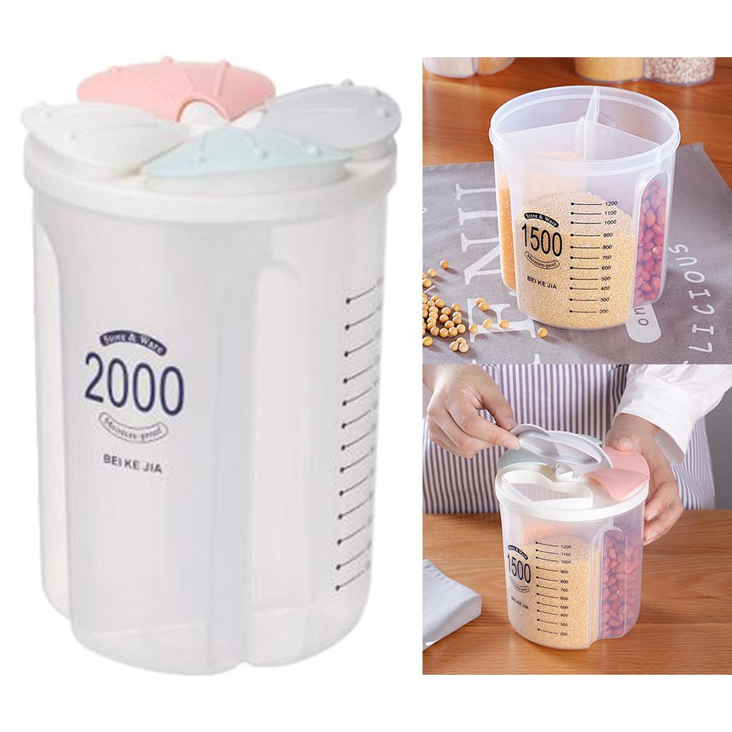 Kitchen Plastic Transparent Household Food Storage Containers Tank for Nut