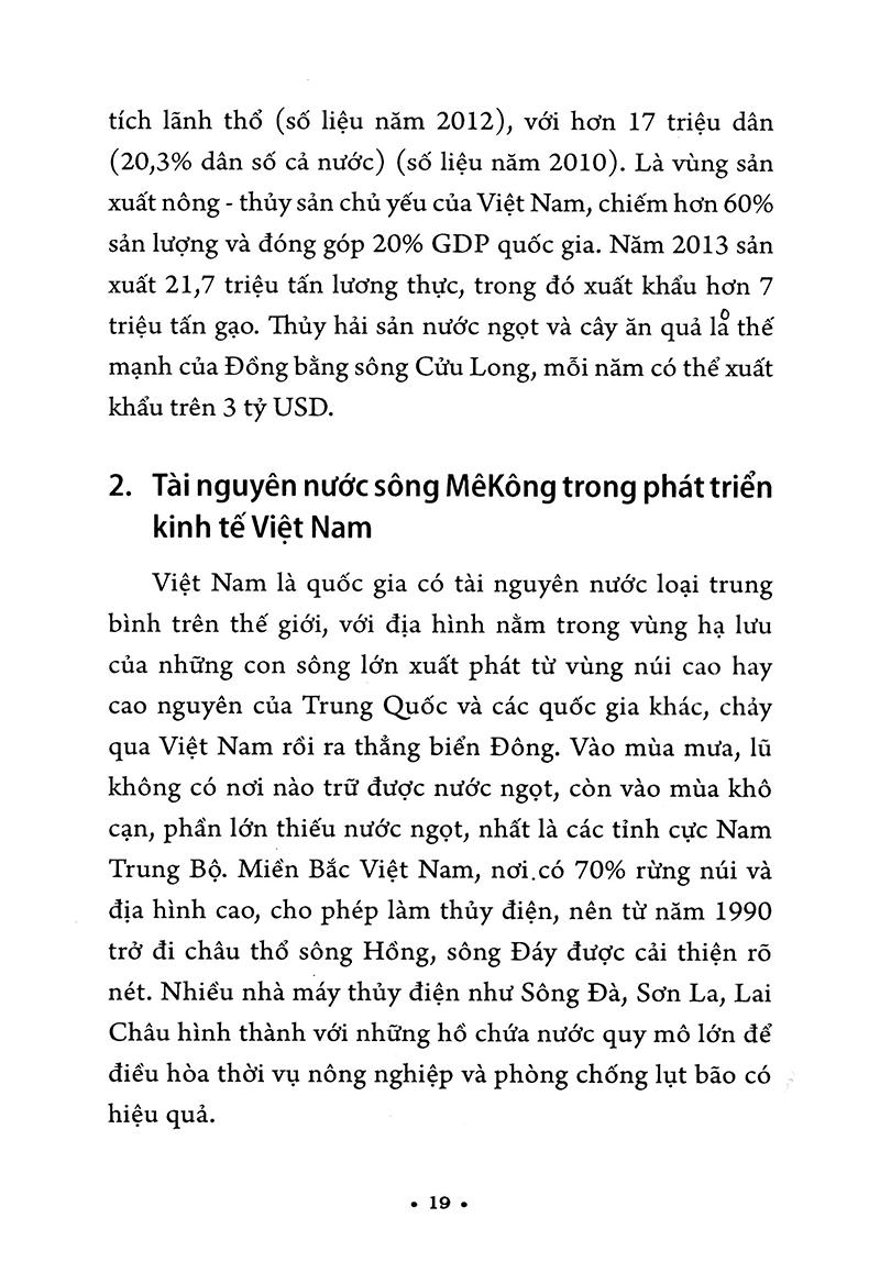 Sách Sông Mê Kông Hay Sông Cửu Long Với Biến Đổi Khí Hậu Toàn Cầu