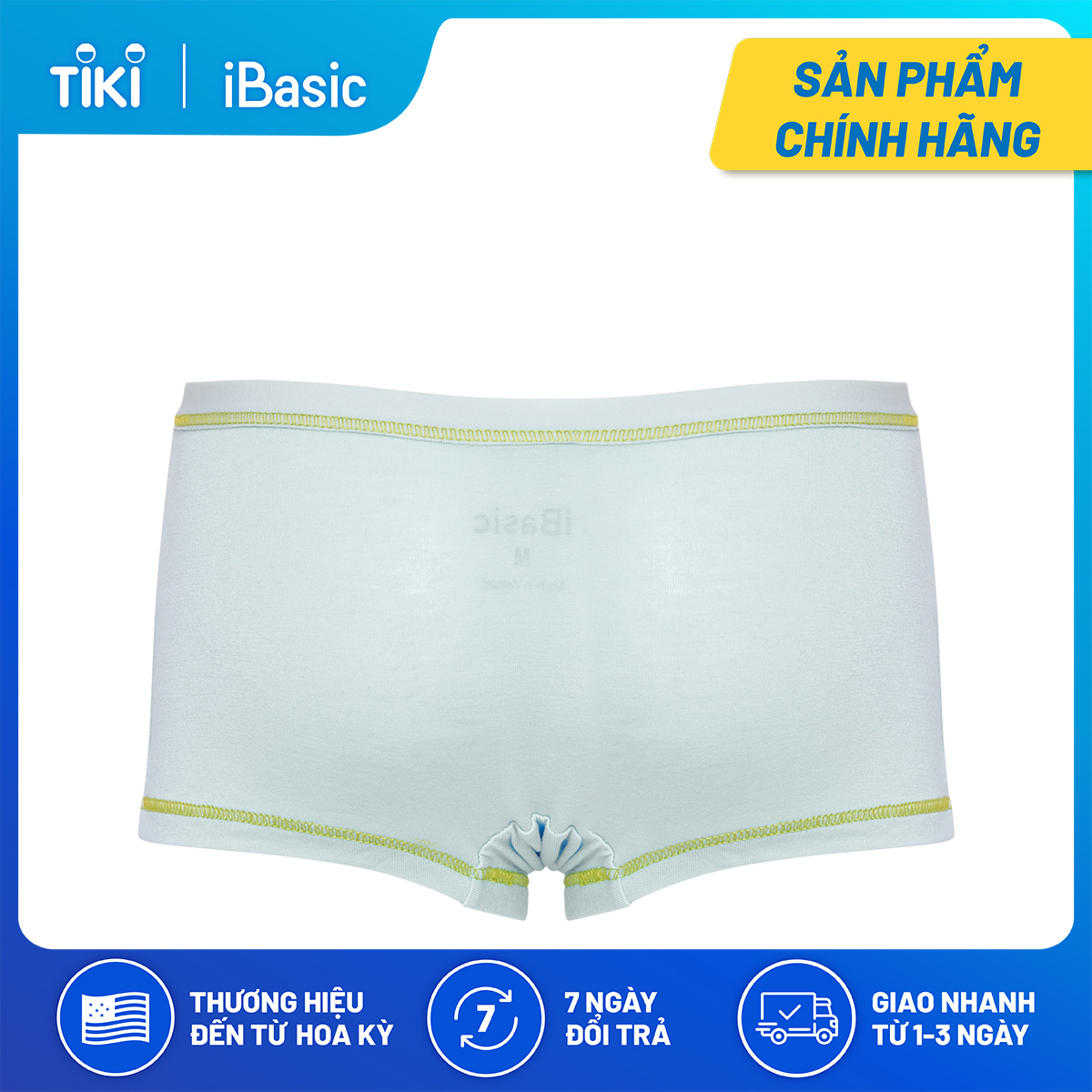 Quần lót bé gái dạng đùi cotton iBasic KG002P