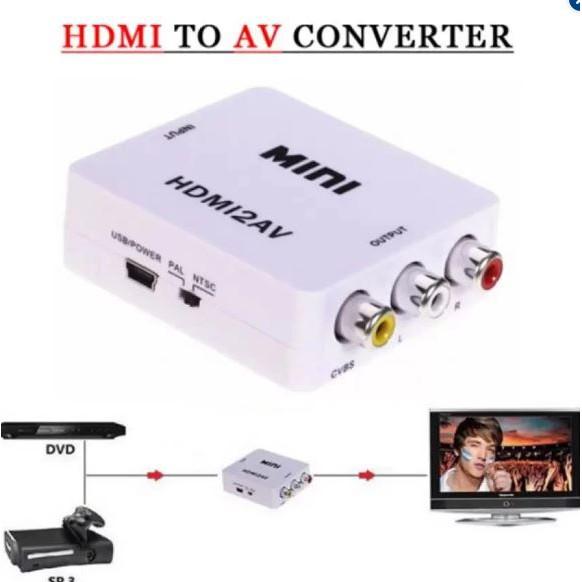 Hộp chuyển tín hiệu HDMI ra AV, AV to HDMI - Hồ Phạm