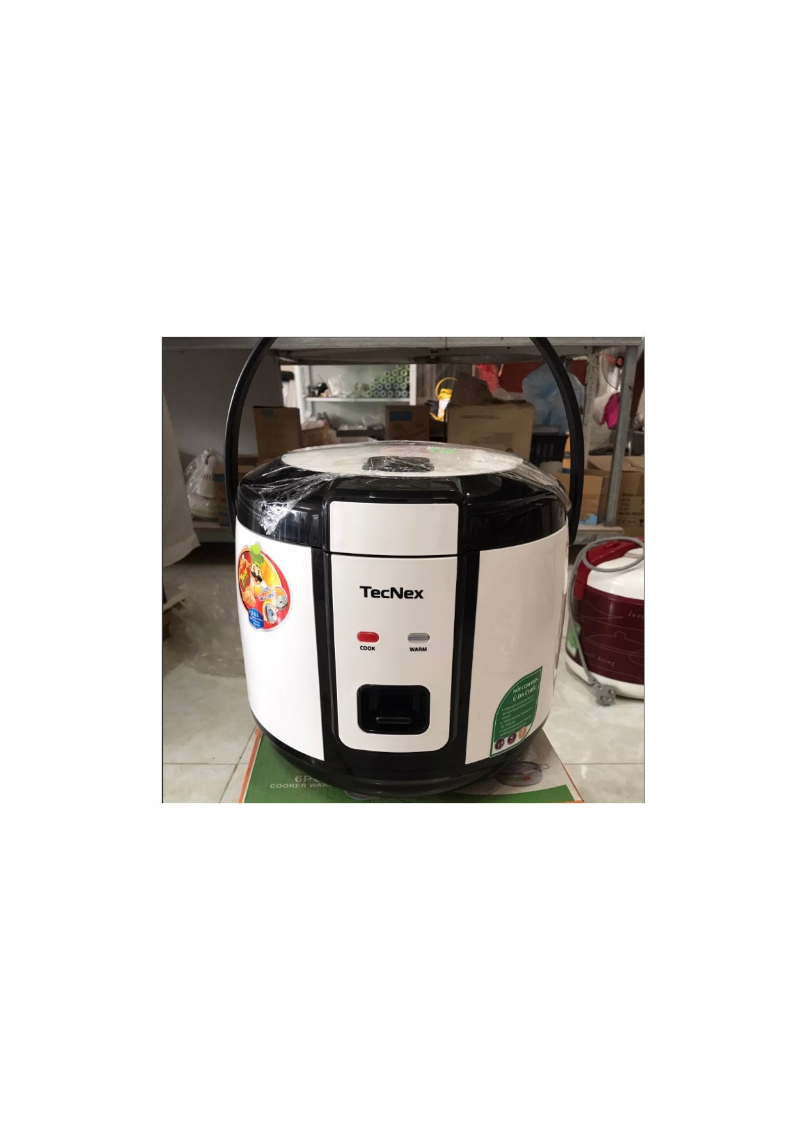 Nồi Cơm Điện Tecnex T18 - 91C Dung Tích 1.8L Màu Trắng