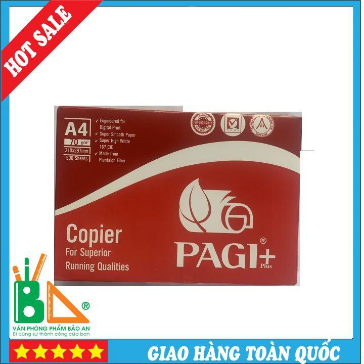 GIấy In Pagi A4 500 Tờ️ ️HOT SALE️ ️ Giấy Photo Giá Rẻ Chất Lượng Cao- Pagi Đỏ DL73