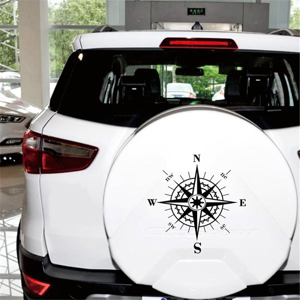 Car Truck Boat Exterior Body Windshield Reflective 3D Sticker Decal Black