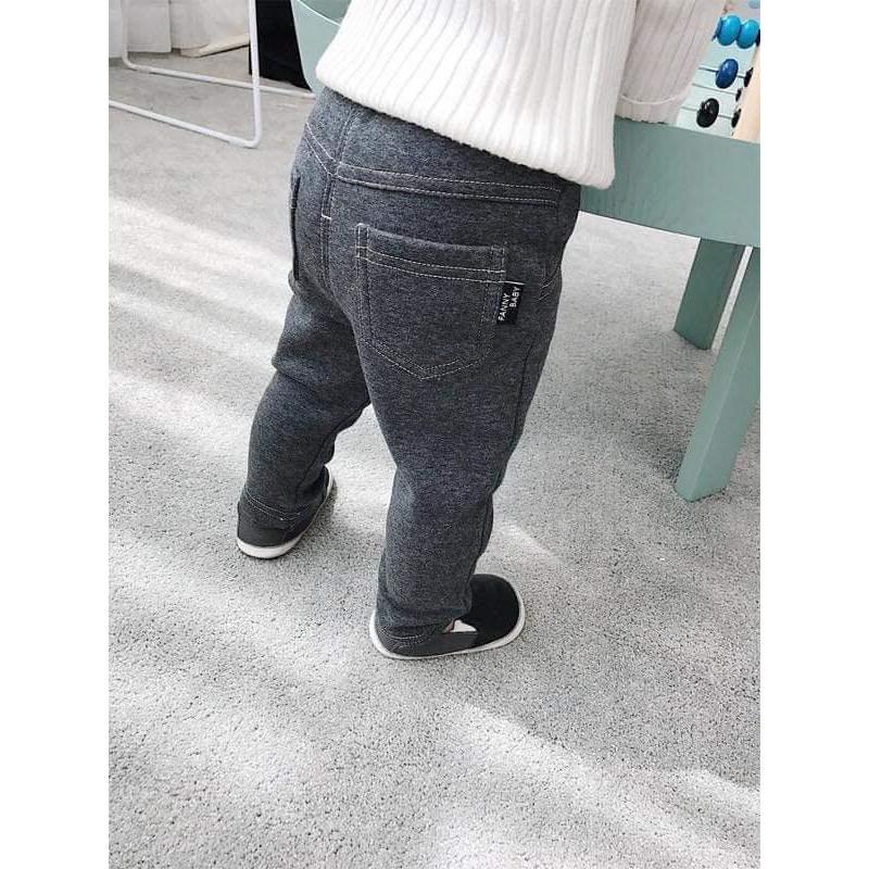 Quần lót lông giả jean cho bé trai bé gái size 8- 18kg