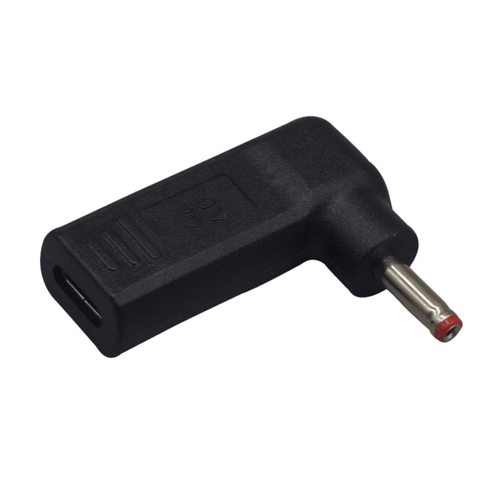 Portable Laptop Female to 3.5*1.35mm Male Port Power Adapter Charger