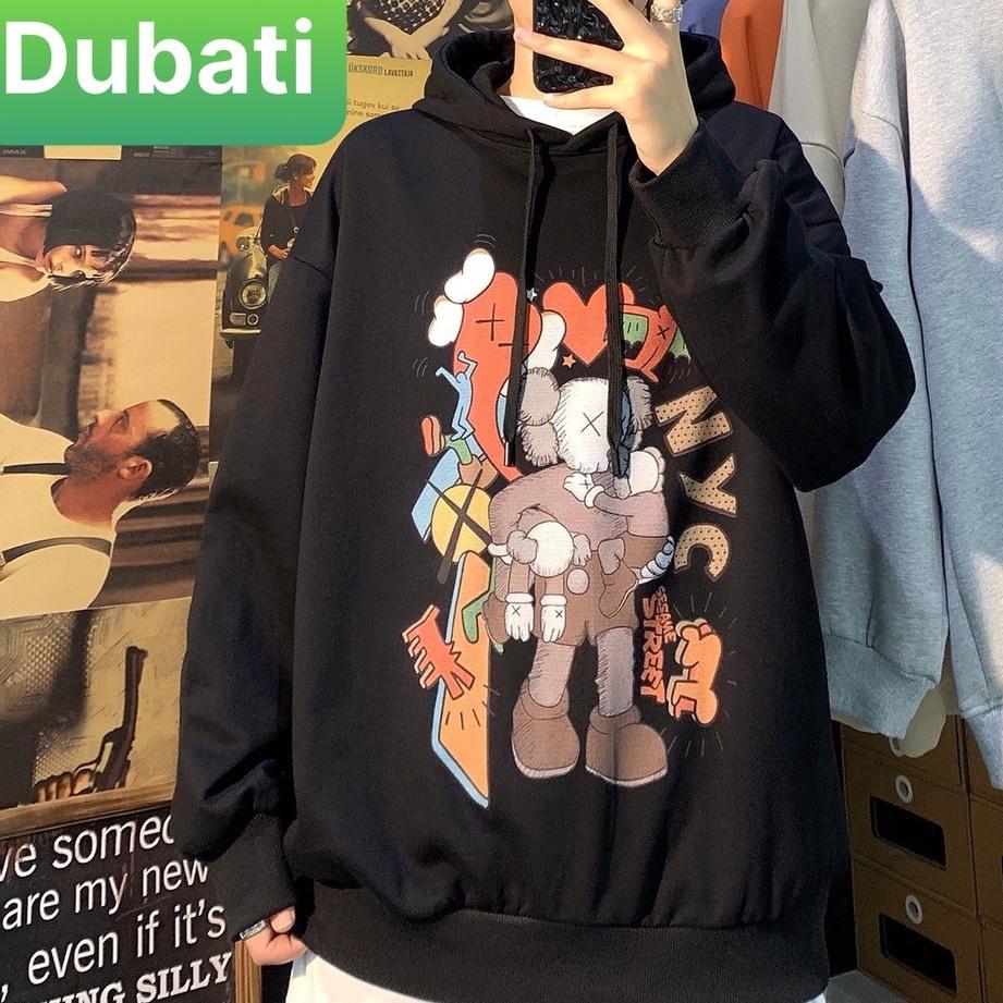 ÁO KHOÁC NỈ NAM NỮ, ÁO HOODIE HOẠT HÌNH KWASH PHÙ HỢP ĐI HỌC, ĐI CHƠI- DUBATI FASHION