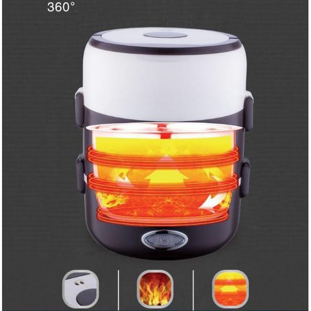 HỘP ĐỰNG THỨC ĂN CẮM ĐIỆN 3 TẦNG