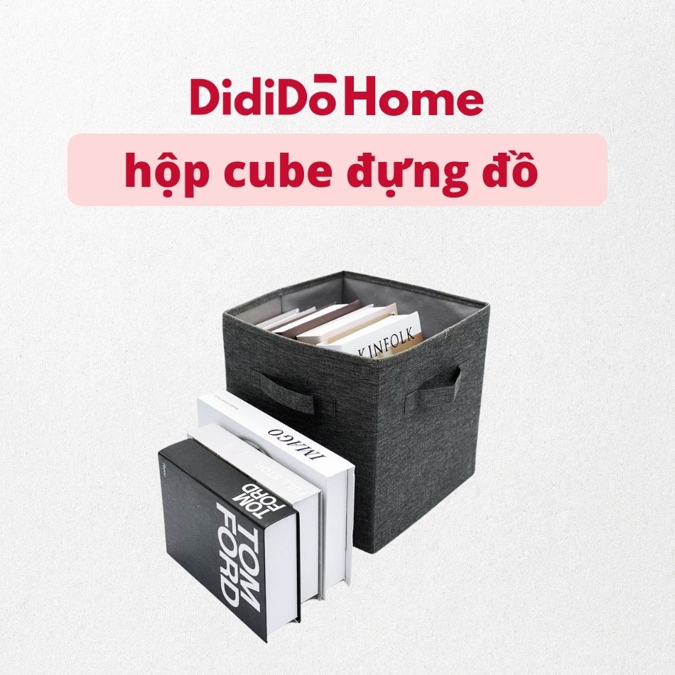 Hộp cube đựng đồ vải oxford