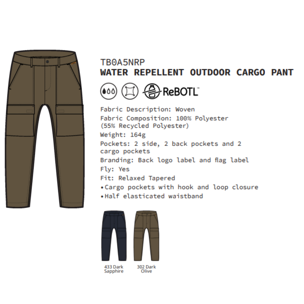 Timberland Quần Dài Nam - Water Repellent Outdoor Cargo Pant TB0A5NRP35