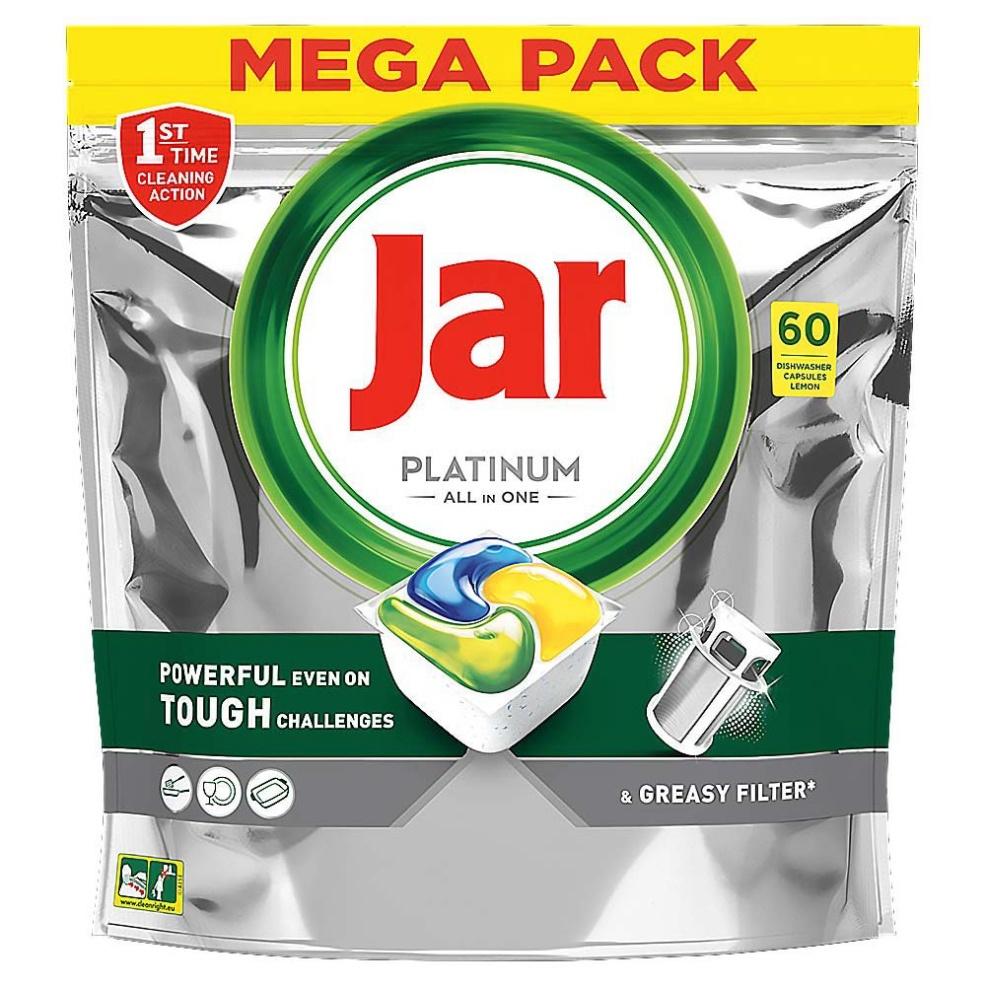 Viên Rửa Bát Jar Platinum Yellow 60 Viên Dành cho Máy Rửa Bát