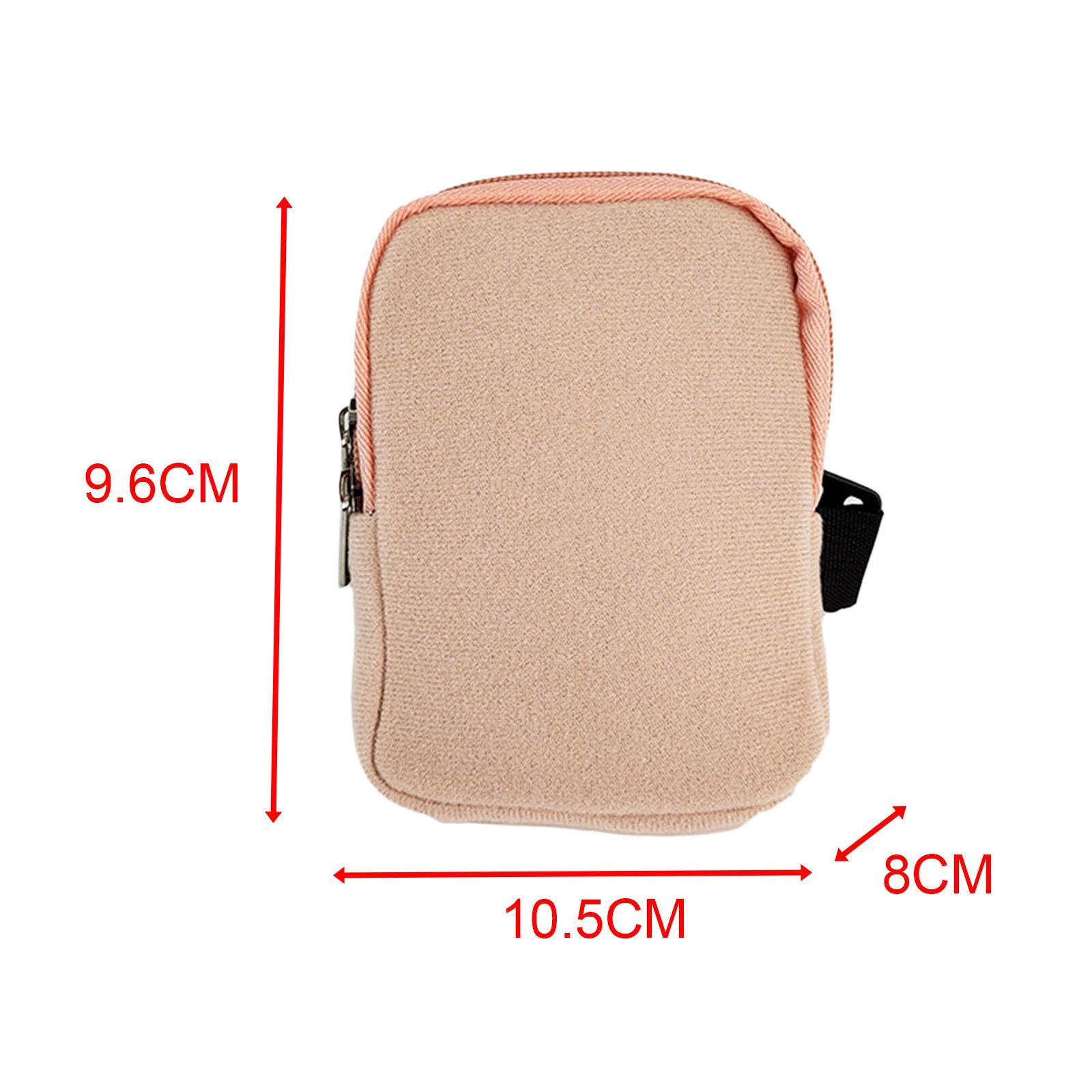 Water Bottle Pouch Zipper Pouch with Adjustable Band Durable Practical Women Men Belt Bag Tumbler Pouch for Jogging Hiking Travel Gym