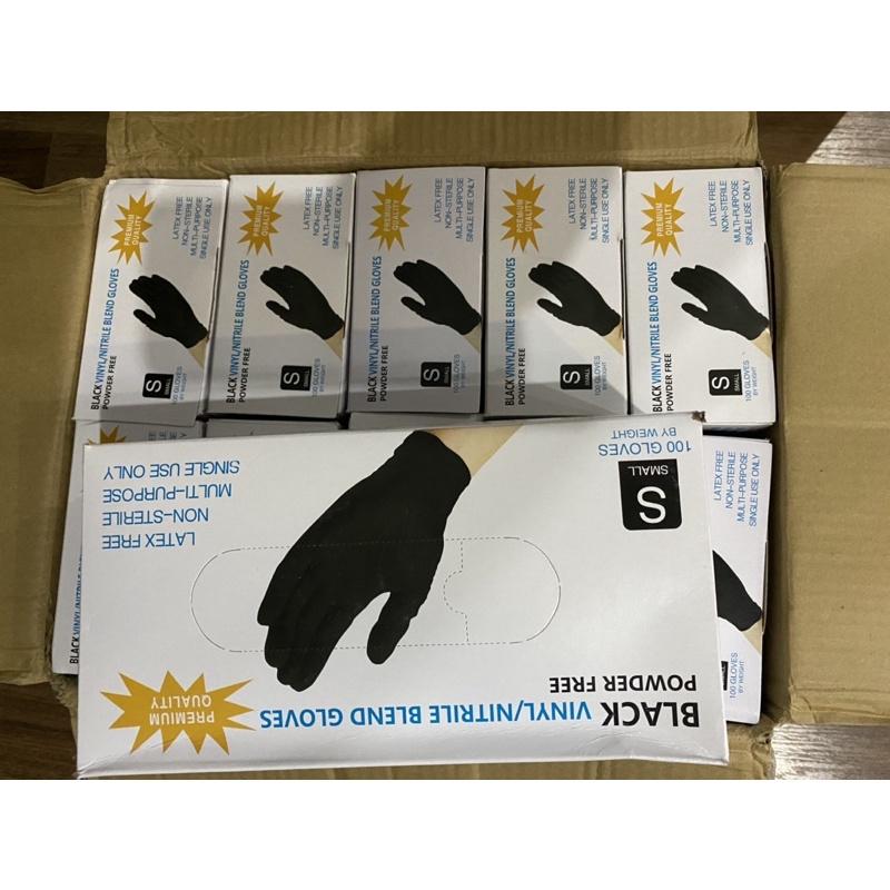 Gang Tay Cao Su Đen Phun Xăm