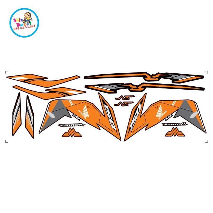 Tem rời winner cam đen