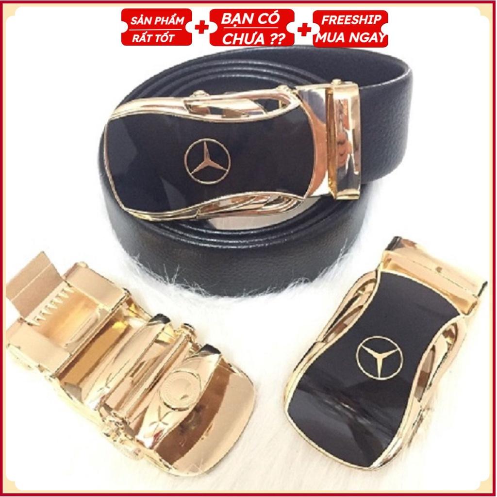 Thắt Lưng Da Nam Cao Cấp Khóa Cài. Dây Nịt Nam Da Bò 100% Mạ Vàng Nam Tính GC35