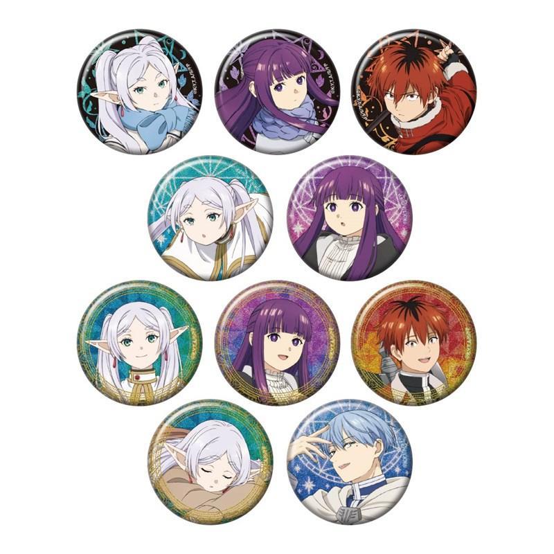 Huy Hiệu Trang Trí - Glittery Can Badge Collection - Ensky (Mẫu Sản Phẩm Bên Trong Là Ngẫu Nhiên)