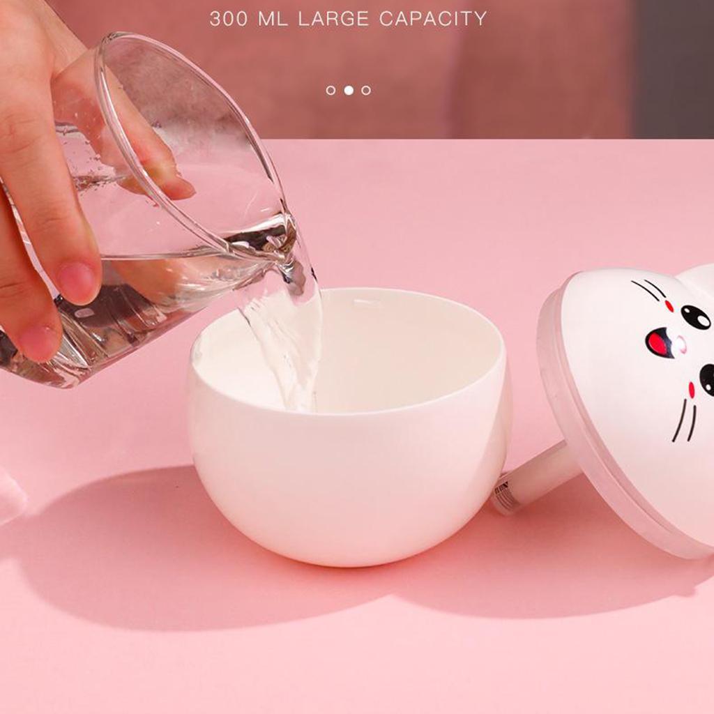 Humidifier Air Purifier Ultrasonic Aroma Diffuser LED USB Lamp 300ML