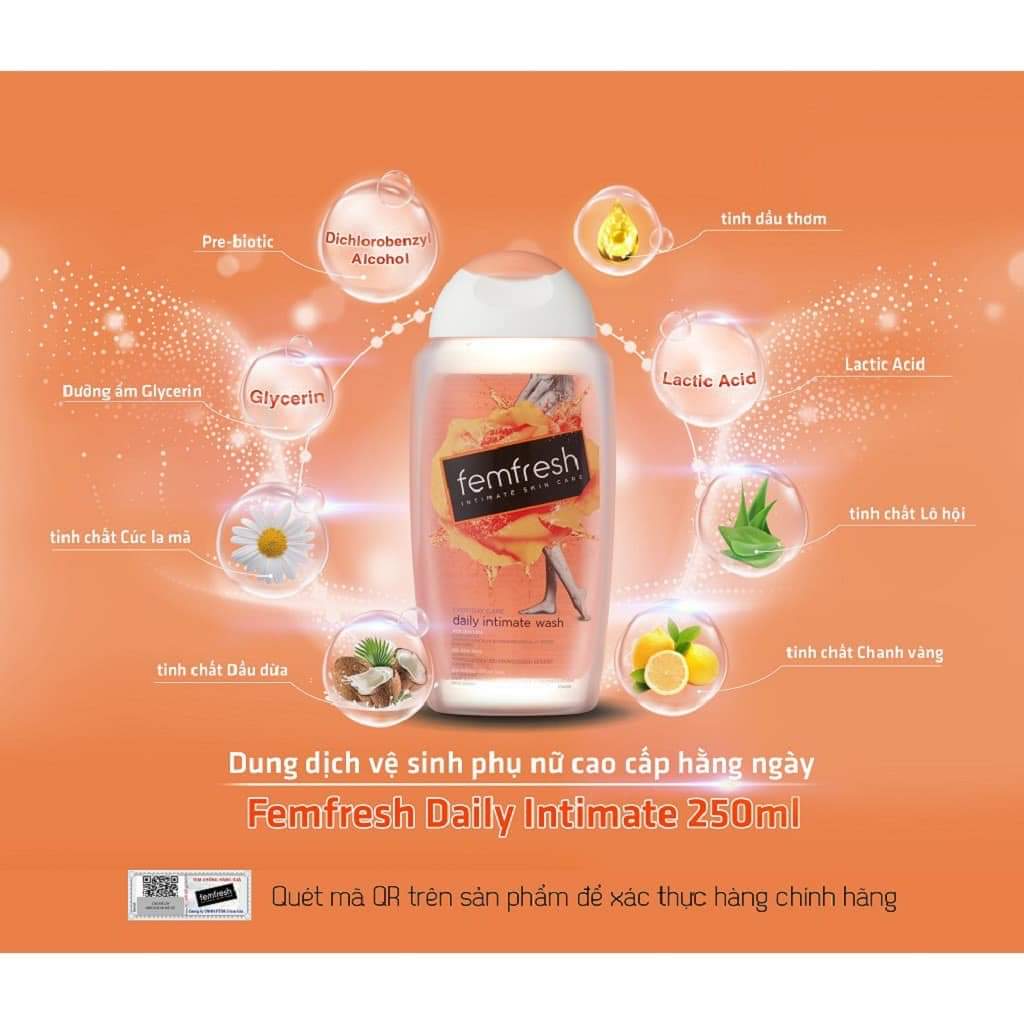 Dung Dịch Vệ SInh Phụ Nữ Femfresh Daily Intimate Wash 250ml ( Anh Quốc)