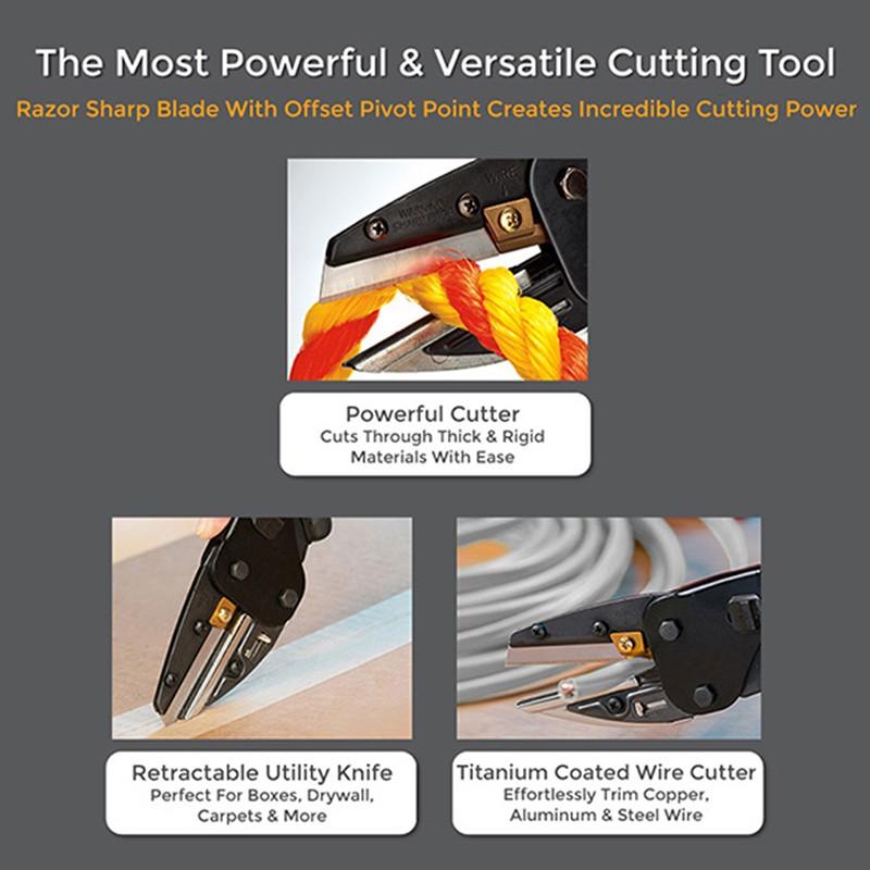 Kéo cắt đa chức năng 3 trong 1 Extra Blades Siêu Bền USA