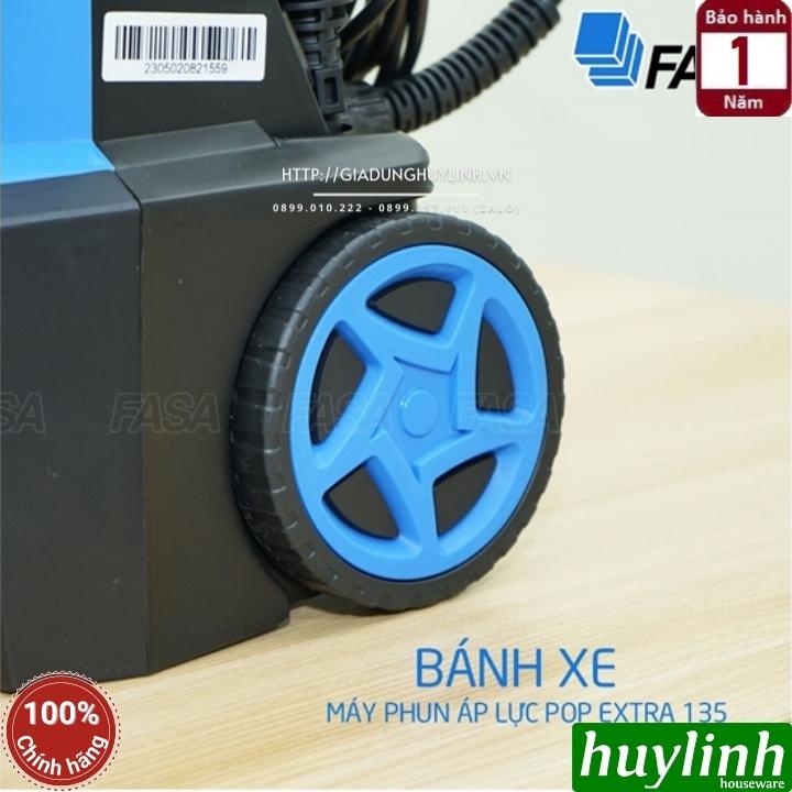 Máy xịt rửa xe Fasa POP Extra 135 - Công suất 1900W - Áp lực 135 bar - Hàng chính hãng