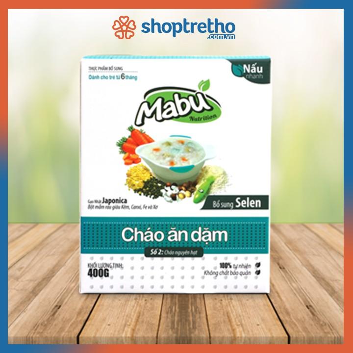 Cháo ăn dặm nguyên hạt Mabu số 2 (400g)