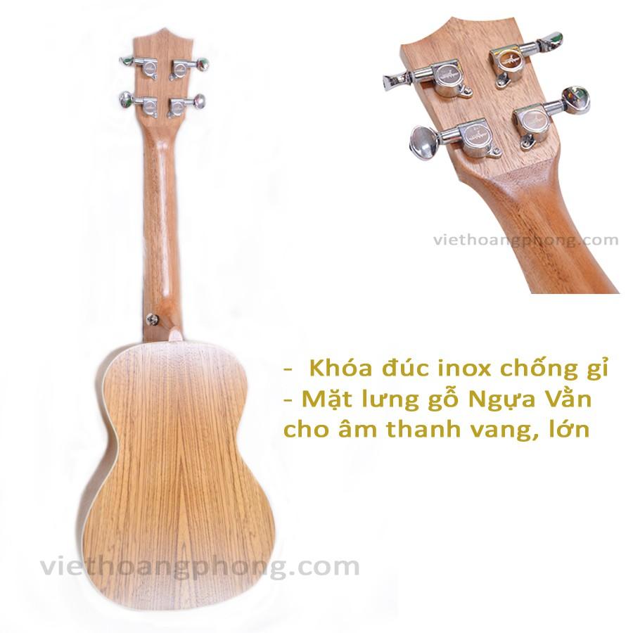 Đàn Ukulele Concert hãng Guitarist UK-Q320 + Tặng bao da 3 lớp + Sách hướng dẫn học + Phím gảy